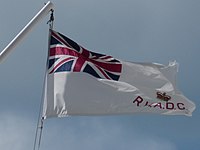 White Ensign of the Royal Hamilton Amateur Dinghy Club of Bermuda.[136]