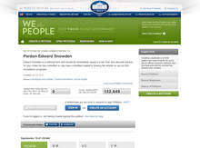 We the People petition to pardon Snowden at the White House website Whitehouse pardon Edward Snowden petition.png