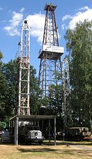 Ölbohrturm im Erdölmuseum Wietze