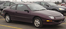 Pre-facelift Pontiac Sunfire coupe