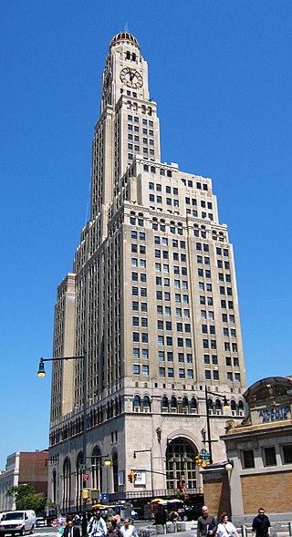 <span class="mw-page-title-main">Williamsburgh Savings Bank Tower</span> Skyscraper in Brooklyn, New York