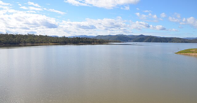 A view of Lake Wivenhoe