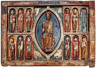 <i>Altar frontal from Santa Maria in Taüll</i> Anonymous painting c.1200
