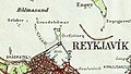 Остров с томболо на датских военных картах 1909 года