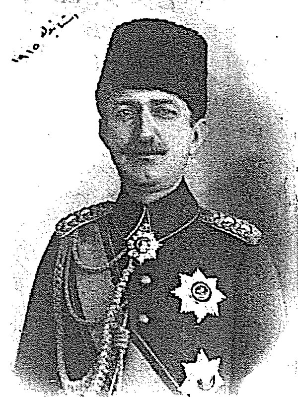 Şehzade Mehmed Ziyaeddin in ceremonial uniform