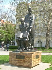 Serbia - the monument to Saints Cyril and Methodius in Belgrade
