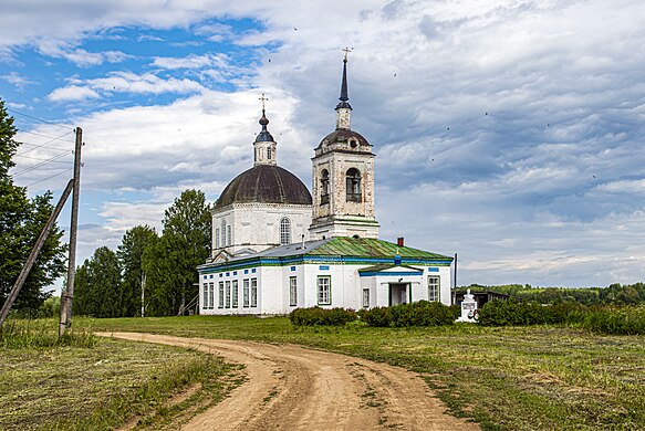 197. Петропавловская церковь, Улеш, Кикнурский район, Кировская область Автор — Ele-chudinovsk