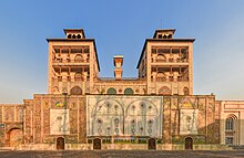 Golestan Palace in Tehran, was the seat of Qajar kings from 1789 to 1925. World Heritage Site. khkh glstn 6.jpg