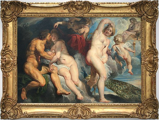 Ixion, Nephele en Hera geschilderd door Peter Paul Rubens in 1615. Collectie Louvre-Lens museum (RF 2121).
