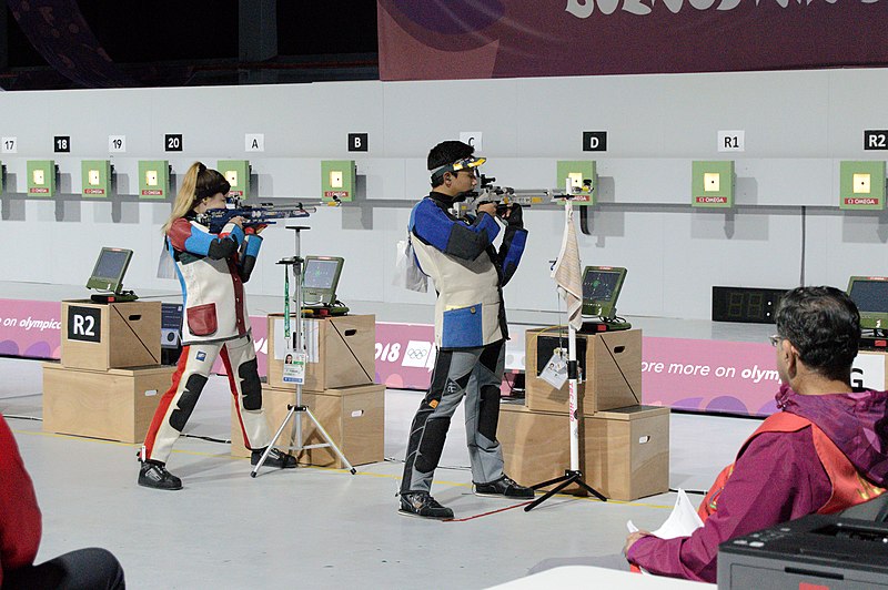 File:10m Air Rifle Mixed International Gold Medal Match 2018 YOG (12).jpeg