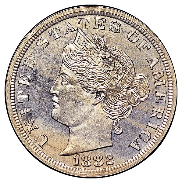 File:1882 5C Liberty Head Five Cents (Judd-1684) (obv).jpg