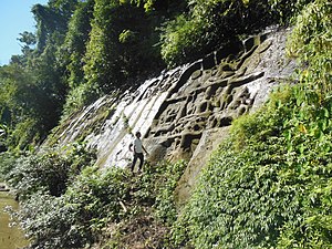 A carving at Chabimura 2)Chabimura, the archaeological site at Devtamura.jpg