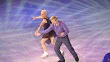 Torvill and Dean performing in 2011 2011 - Dancing on Ice (Manchester Evening News Arena) Jayne Torvill & Christopher Dean (5677724923).jpg