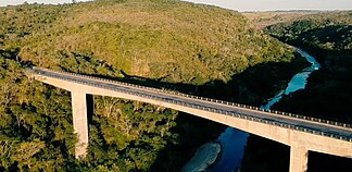 Ponte do Rio Vaza Barris, divisa entre os municípios de São Domingos/SE e Lagarto/SE