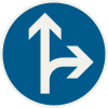 210-32 Prikázaný smer jazdy (priamo alebo vpravo).svg