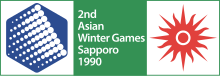 2nd Asian Winter Games (Sapporo 1990) logo.svg