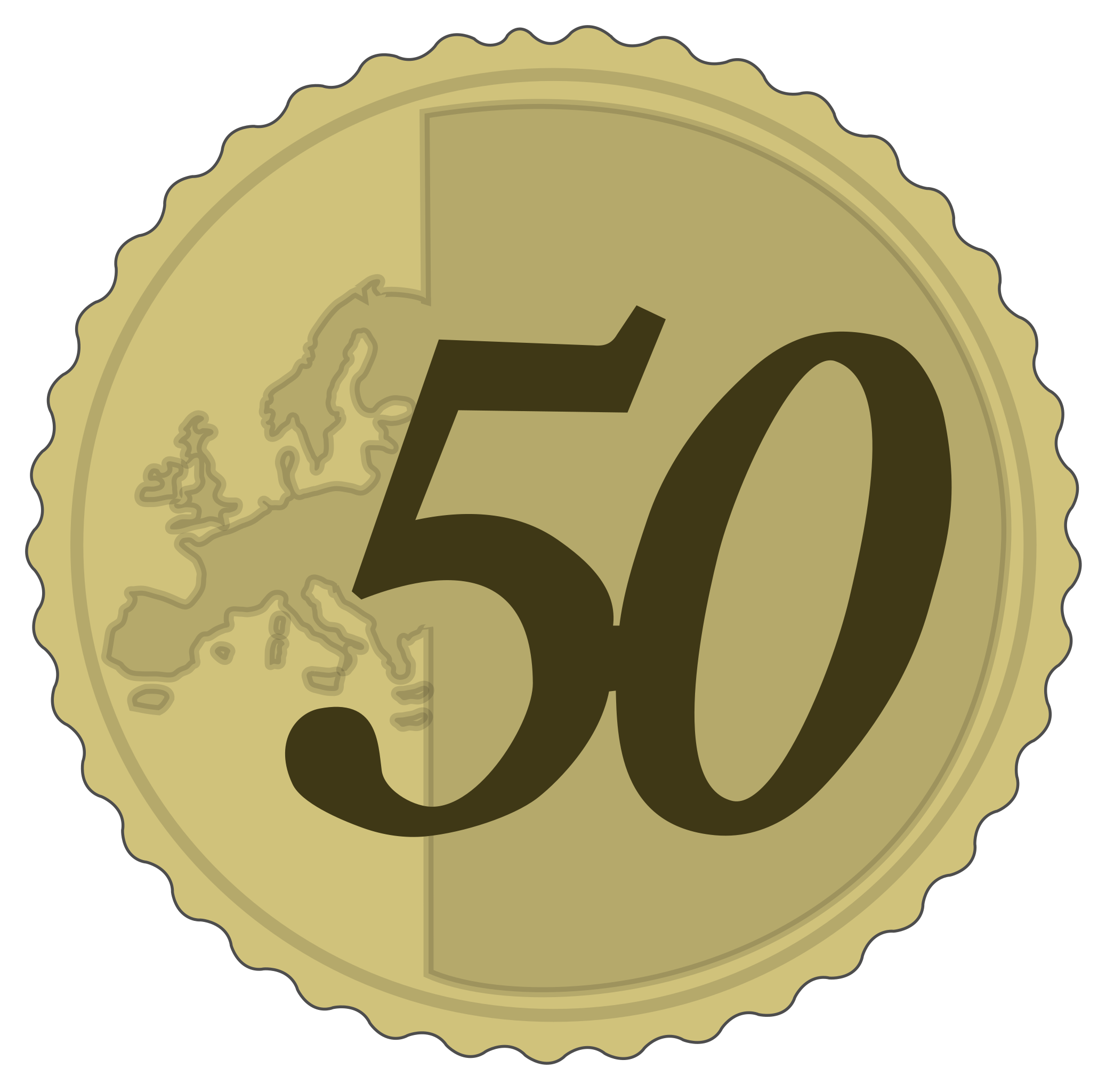 1 cent euro coin Euro coins Euro sign, euro, emblem, label, logo png