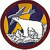 Emblem of United States Air Force Weather Reconnaissance Squadron in Alaska where Mitchell was stationed.