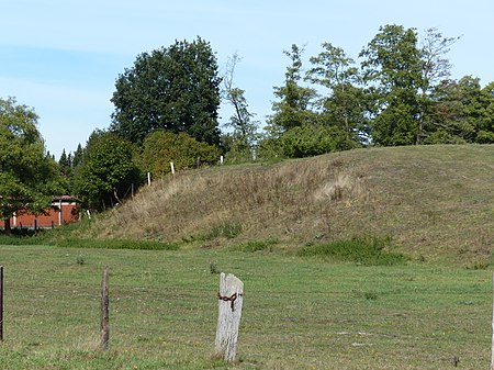 940Schloss Langwedel Burgwall Sddseite