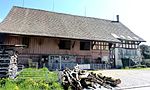 Farmhouse with attached barn