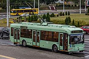 English: AKSM-321 trolleybus. Minsk, Belarus Беларуская: Тралейбус АКСМ-321. Мінск, Беларусь Русский: Троллейбус АКСМ-321. Минск, Беларусь