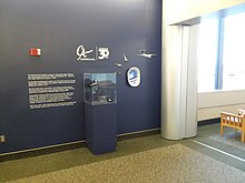 Display in Concourse A commemorating CommutAir's 30th anniversary.