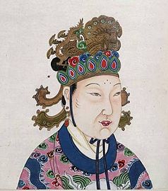 Empress Wu Zetian of the Zhou dynasty (690–705)