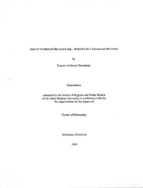 File:Ability to obtain health care - does family coverage matter? (IA abilitytoobtainh00giov).pdf