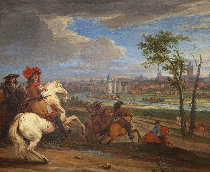 File:Adam Frans van der Meulen - The Siege of Courtrai in 1667.jpeg