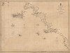 100px admiralty chart no 1400 italy%2c sheet ii west coast from piombino to civita vecchia%2c published 1841