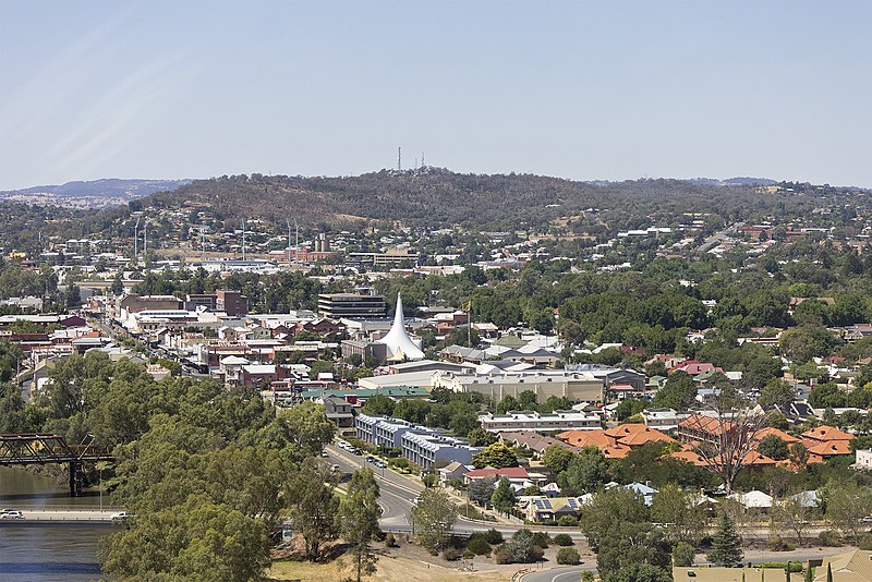 File:Aerial view of Central Wagga Wagga.jpg