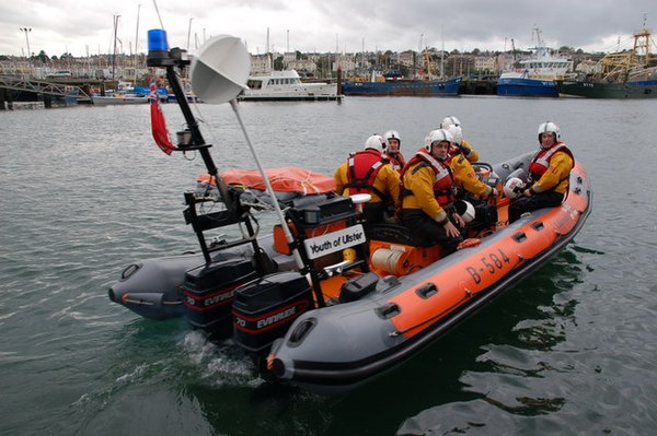 Atlantic 21 B-584 on exercise in Bangor Bay in 2006