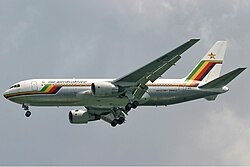 Air Zimbabwe's Boeing 767-200ER