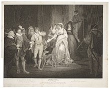 A 1794 print of the final scene All's Well That Ends Well Act V Scene iii.jpg