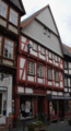 English: Half-timbered building in Alsfeld Obere Fulder Gasse 2 / Hesse / Germany This is a picture of the Hessian Kulturdenkmal (cultural monument) with the ID 13160 (Wikidata)