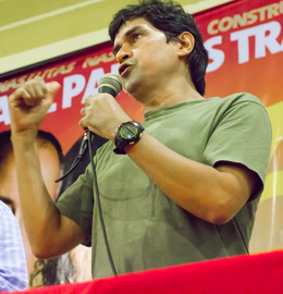 President of the São Paulo Metro Workers Union Altino Prazeres (PSTU) from São Luís