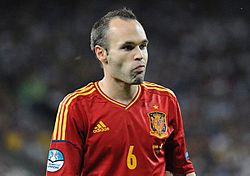 Andrés Iniesta Euro 2012 final