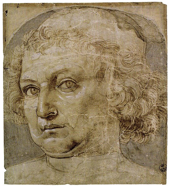 Portrait of Verrocchio by Nicolas de Larmessin