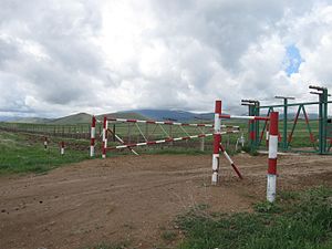Armenia-Turkey border, Ani, Shirak Province. Armenia-Turkey border.jpg