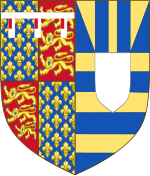 Blason de Philippa Plantagenêtou de Clarence