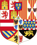 Arms of the King of Spain as Monarch of Milan Philip V (1700).svg