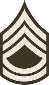 Insignia de sargento de primera clase