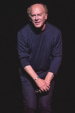 "All I Know" by Art Garfunkel (pictured in 2017) was one of two songs to spend four weeks at number one. ArtGarfunkelPall230717-17 (cropped).jpg