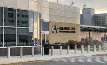 Atlantic City International Airport entrance.