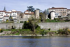 Las murallas de Aurec sur Loire.