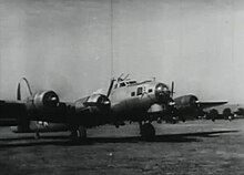 B-17 Flying Fortress on the Popesti-Leordeni airfield B-17 on the Popesti-Leordeni airfield during Operation Reunion.jpg