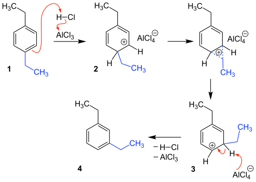 Reaktionsmechanismus der Baddeley-Isomerisierung