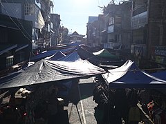 Banaue Poblacion market tents