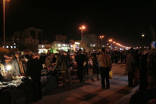 Night market in Bandar Abbas