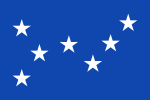 Pierwsza flaga używana przez kanaryjskich nacjonalistów, po raz pierwszy użyta w 1907 r.